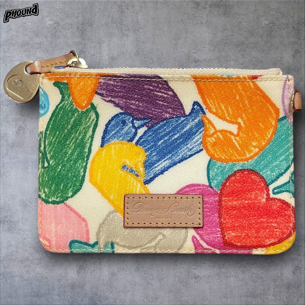 DOONEY & BOURKE Multi-Color Wonder Duck Wristlet EUC